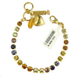 Mariana Handmade Swarovski 4000 Bracelet 1032 Topaz Gold Purple Yellow - ILoveThatGift