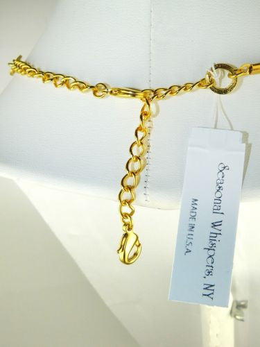 Seasonal Whispers Long Multi-Strand Necklace Gold White Pearls 8264 - ILoveThatGift