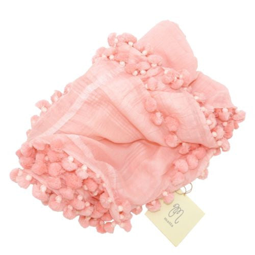 Matta NY Dupatta Shawl Scarf  Powder Pink Large 100 x 200 cm - ILoveThatGift
