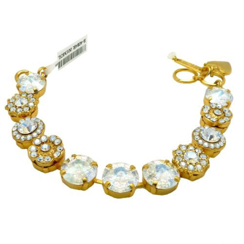 Mariana Handmade Swarovski Gold Bracelet 4084R 001MOL Gold Clear Crystal - ILoveThatGift