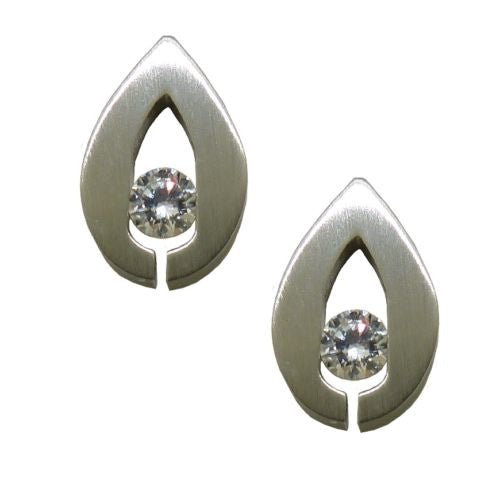 Catherine Popesco 8mm Round Small Stone Dangle Earrings - Assorted Colors