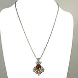 Mariana Handmade Swarovski Crystal Pendant Necklace 5023/5 216-3  Citrine Blue - ILoveThatGift