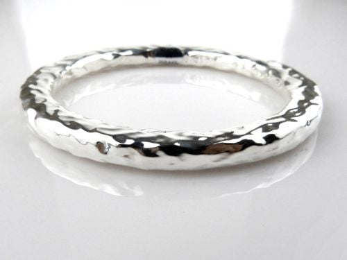 Simon Sebbag Hammered Sterling Silver 925 Bracelet B1259 SS - ILoveThatGift
