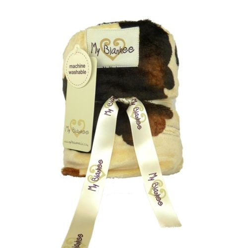 My Blankee Toddler Car Seat Cover Brown Cow - ILoveThatGift