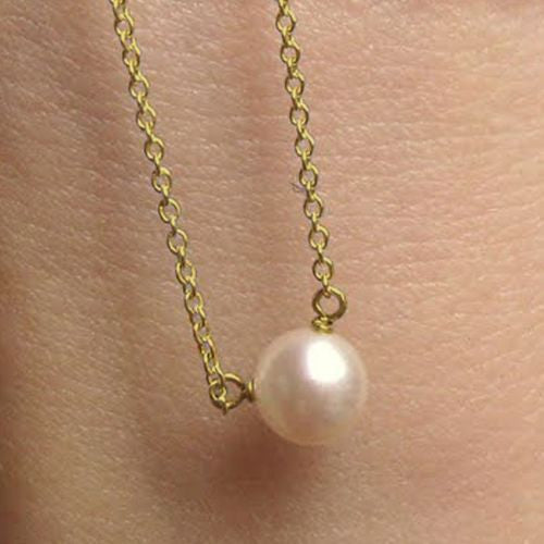 Dogeared Pearls of Beauty Necklace 16" Gold Gift Boxed - ILoveThatGift