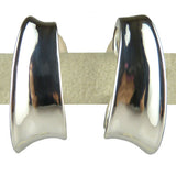 Simon Sebbag Sterling Silver Asymmetrical Hoop Earring E2599 Clip - ILoveThatGift