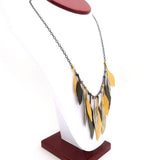 Feather 19" Adjustable Gold Silver Gunmetal Necklace by Michael Michaud 9010 - ILoveThatGift