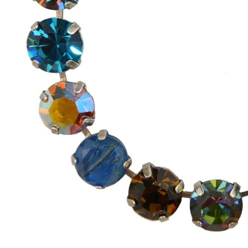 Mariana Handmade Swarovski Crystal Bracelet 4474 3201 Rainbow Blue - ILoveThatGift
