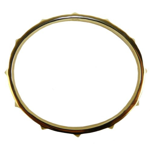 Charles Garnier Jewel Rock Spike Bangle Yellow Gold Over Sterling Silver - ILoveThatGift