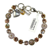Mariana Handmade Swarovski Silver Bracelet 4044 39132 Topaz Clear - ILoveThatGift