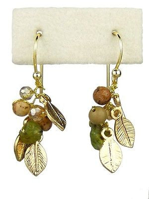 Ruthie Peridot Jasper Gemstone Earrings Elly Preston - ILoveThatGift