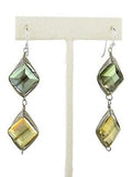 Chunky Crystal Earrings on Silver Wire - Sage Citrine Margot by Elly Preston - ILoveThatGift
