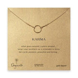 Dogeared Original Gold Dipped Karma Necklace 16" - ILoveThatGift