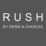 RUSH Denis & Charles Gunmetal Gray Silver Leather Wrap Bracelet Gold CZ - ILoveThatGift