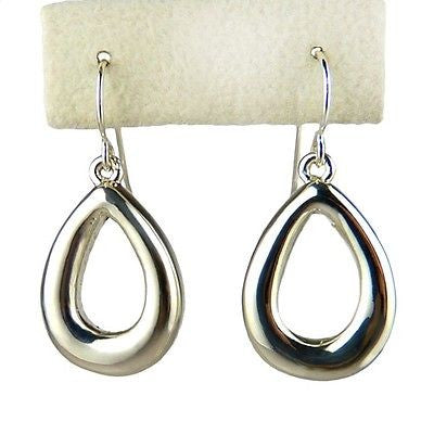 Simon Sebbag Sterling Silver Open Tear Shaped Earrings E231 - ILoveThatGift