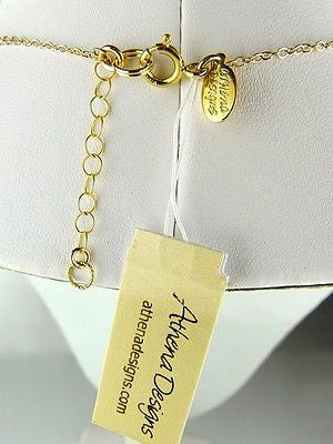 Abstract Oval Gold Fill Necklace by Athena Designs - ILoveThatGift