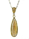Copper Infused Quartz Pendant Necklace by Athena Designs
