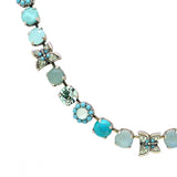 Mariana Handmade Swarovski Silver Necklace 3063 M1087 Butterfly Flower Turquoise - ILoveThatGift