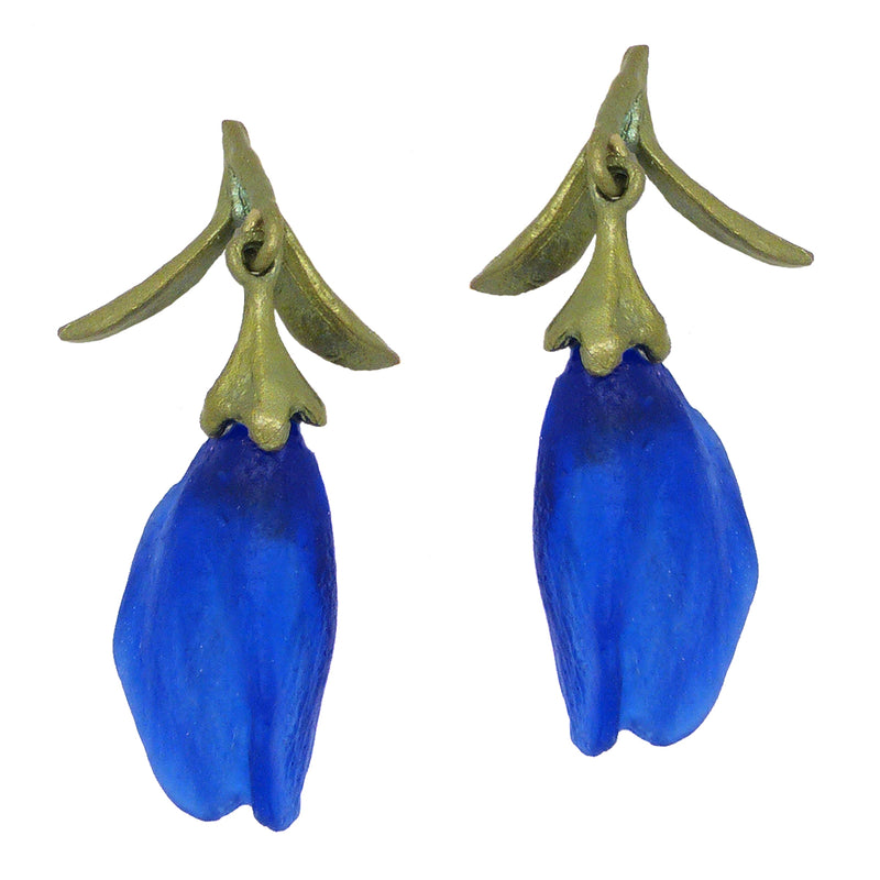 Blue Indigo Earrings  by Michael Michaud Nature Silver Seasons 3153 - ILoveThatGift