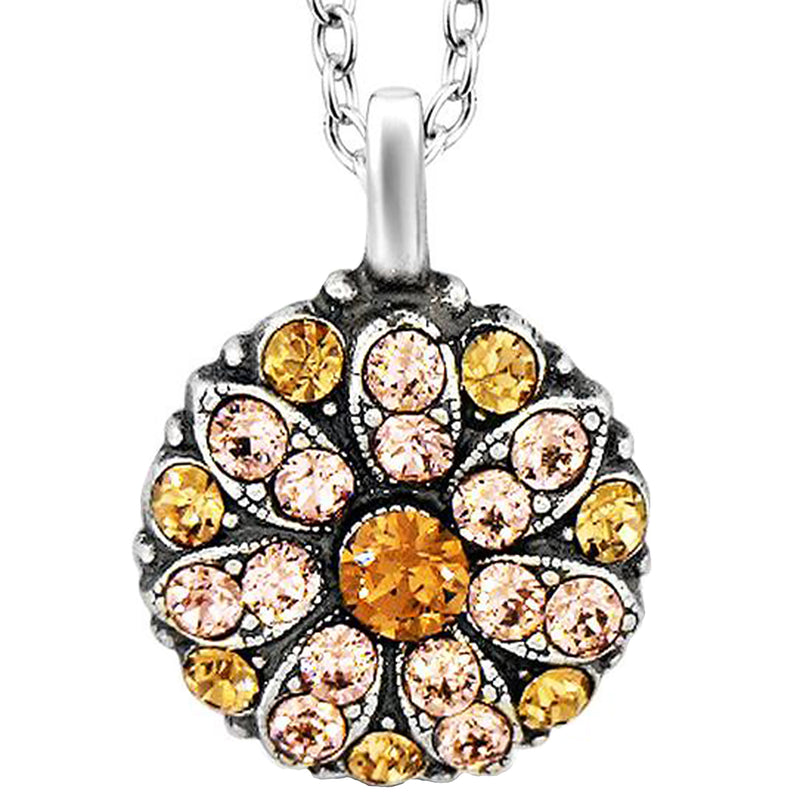 Mariana Guardian Angel Crystal Pendant Necklace 3192 Topaz Pink - ILoveThatGift