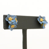 Forget Me Not Flower Post Earrings by Michael Michaud Nature Silver Seasons 3272 - ILoveThatGift