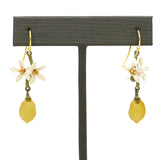 Lemon Drop Dangle Flower Wire Earrings Earrings by Michael Michaud 3318 - ILoveThatGift