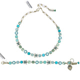 Mariana Handmade Swarovski Silver Bracelet 4063 M1087 Butterfly Flower Turquoise - ILoveThatGift