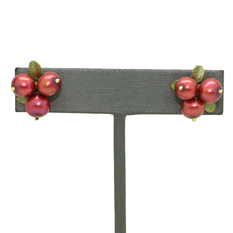 Cranberry Earrings  by Michael Michaud Nature Silver Seasons  4410 - ILoveThatGift