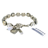 Mariana Handmade Swarovski Crystal 4416 Bracelet M1201Clear AB MOP Pearl - ILoveThatGift