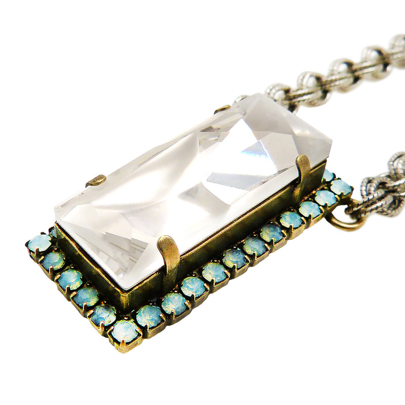 Dorata Handmade Swarovski Pendant Necklace Kaputt Jean Paul Gaultier Pacific Opal Mariana - ILoveThatGift