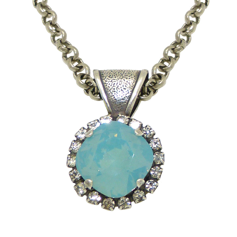 Dorata Handmade Swarovski Bail Pendant Necklace wear with Mariana Pacific Opal - ILoveThatGift
