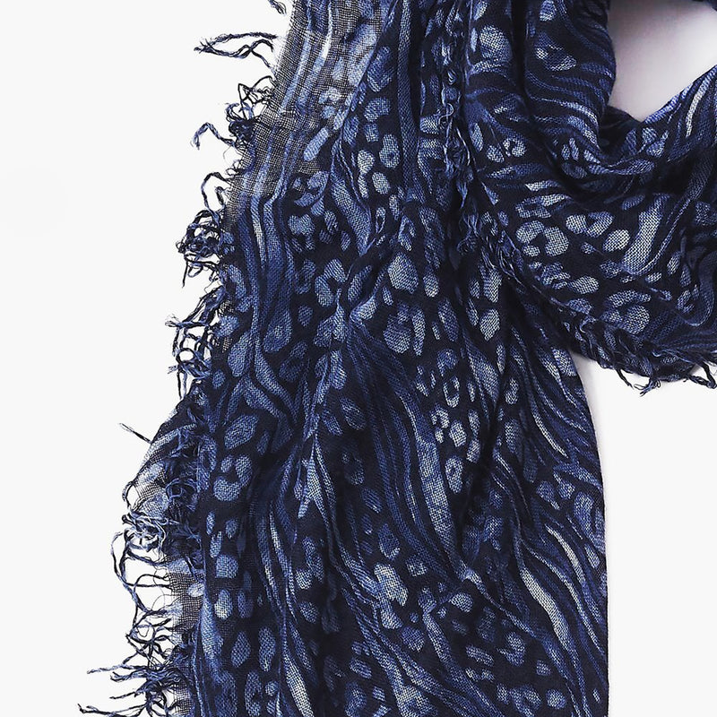 Chan Luu Baja Blue Cashmere and Silk Scarf