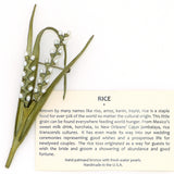 Rice Pin Brooch by Michael Michaud Nature Silver Seasons 5838 - ILoveThatGift