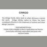 Ginkgo Large Gold Cuff Bracelet by Michael Michaud Nature Silver Seasons 7181 - ILoveThatGift
