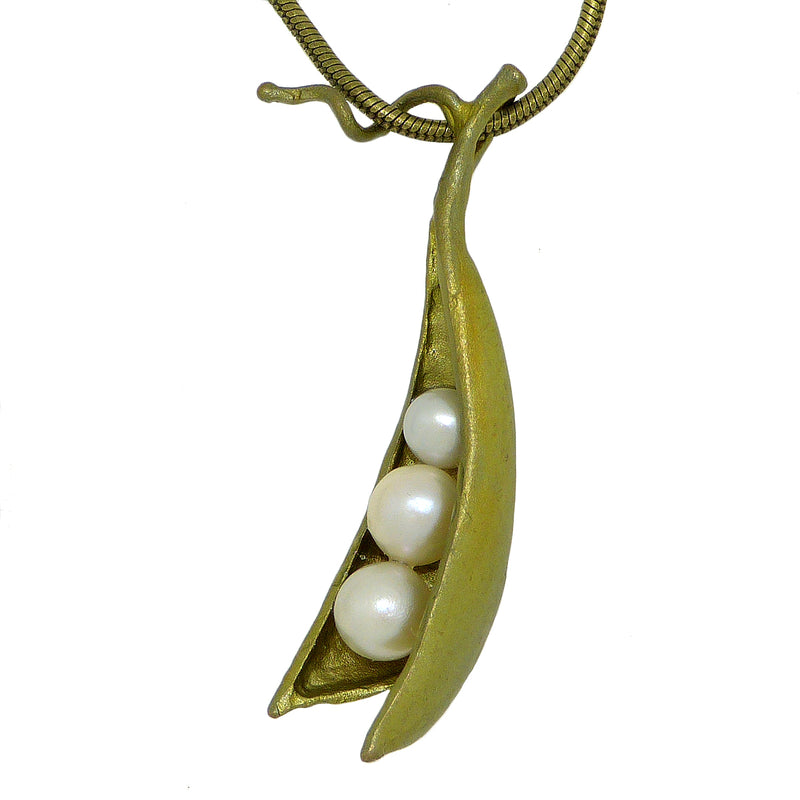 Peas in a Pod Green Michael Michaud Necklace Three 7875 - ILoveThatGift
