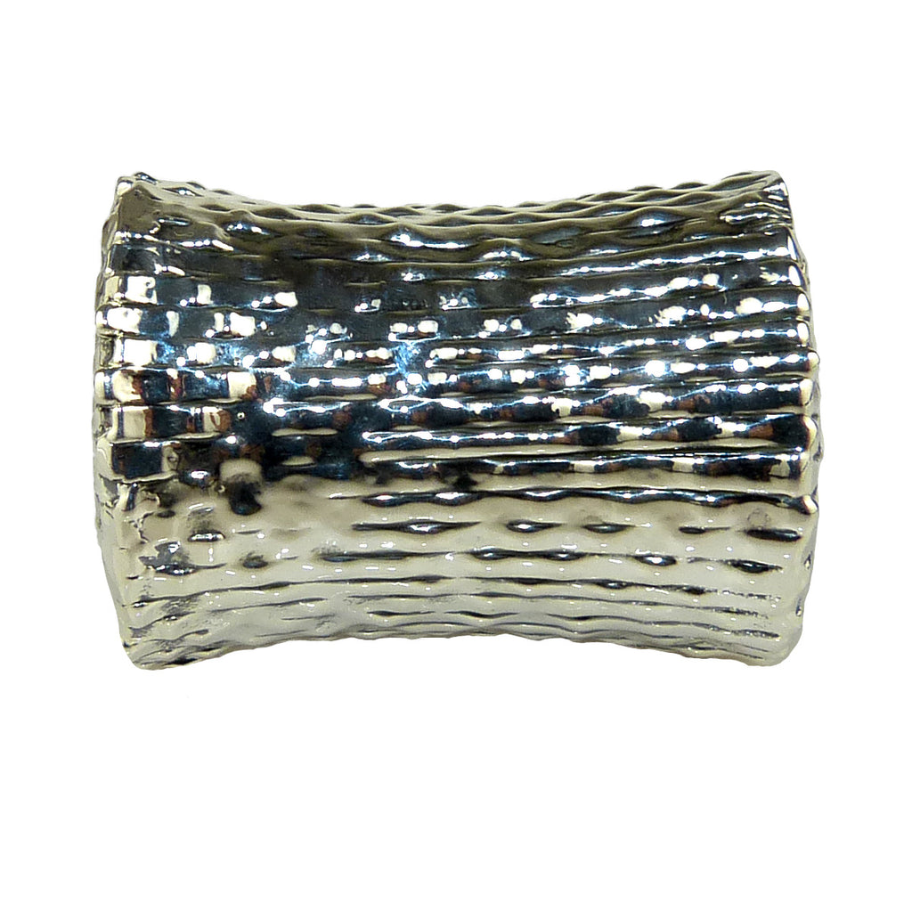 Simon Sebbag Sterling Silver Textured Slide Bead 79 for Leather Necklace - ILoveThatGift