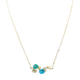 Drift Away Blue Pearl Bar Pendant Necklace by Michael Michaud Nature Silver Seasons 9248 - ILoveThatGift