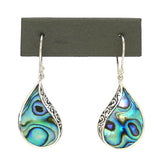 Sterling Silver 925 Bali Earrings with Abalone Shell by Bali Designs - ILoveThatGift