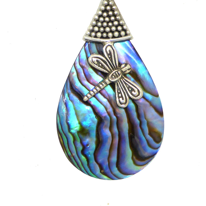 Sterling Silver 925 Bali Dragonfly Earrings with Abalone Shell by Bali Designs - ILoveThatGift