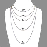 Sterling Silver Handmade 2.5mm Bali Wheat Link Necklace with Hook Clasp - ILoveThatGift