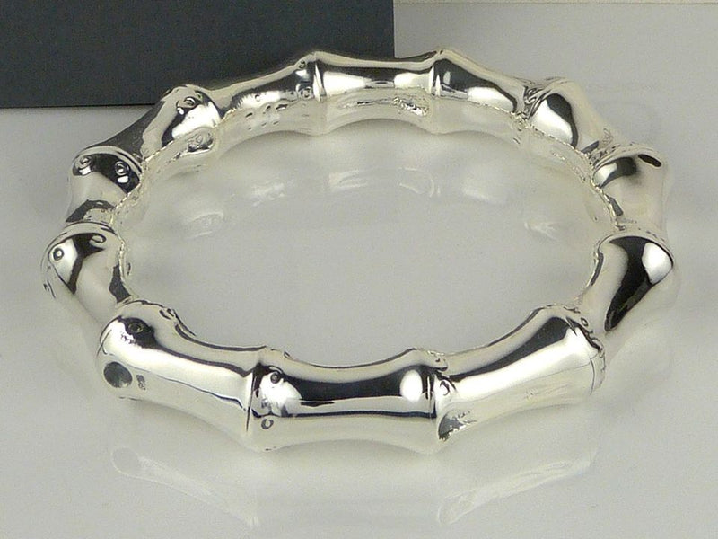 Simon Sebbag Bamboo Sterling Silver 925 Bracelet B1212 SS Bangle - ILoveThatGift