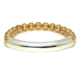 Simon Sebbag Stretch Round Gold Bracelet Hematite & Sterling SIlver Long Band Beads B155RGH - ILoveThatGift