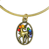 Anne Koplik Swarovski® Unicorn Magic Charm Bangle Bracelet BBG025MUL - ILoveThatGift