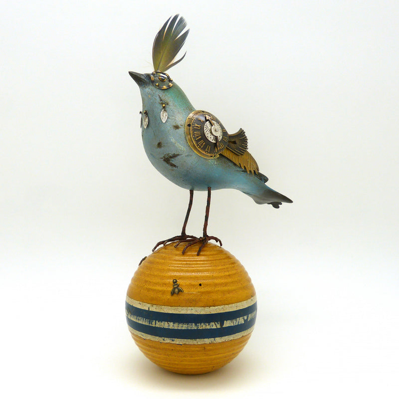 LAST ONE Mullanium Bird Croquet Ball Artists Jim Tori Mullan Handmade B421 - ILoveThatGift