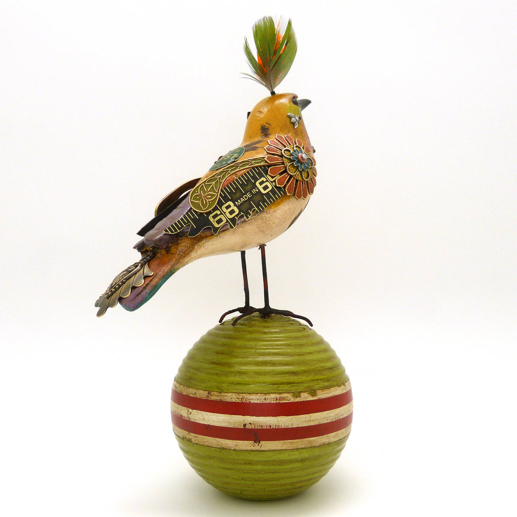 Mullanium Bird Croquet Ball Artists Jim Tori Mullan Steampunk Handmade B800 - ILoveThatGift