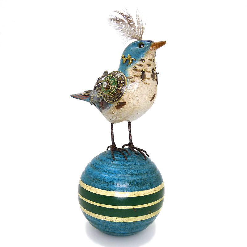 Mullanium Bird Croquet Ball Artists Jim Tori Mullan Steampunk Handmade B800 - ILoveThatGift