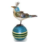 Mullanium Blue Bird Croquet Ball Artists Jim Tori Mullan Steampunk Handmade - ILoveThatGift