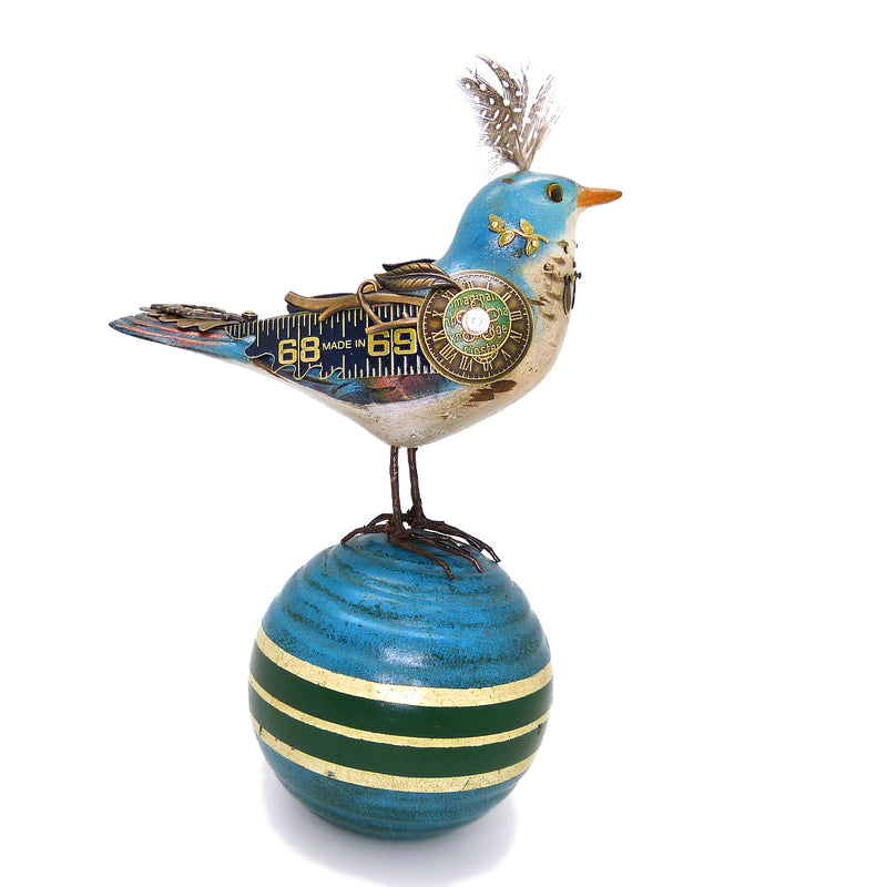 Mullanium Bird Croquet Ball Artists Jim Tori Mullan Steampunk Handmade B800 - ILoveThatGift