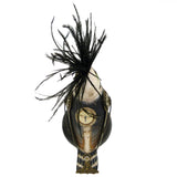 Mullanium Black White Tanager Bird on Croquet Ball Artists Jim Tori Mullan Steampunk Handmade - ILoveThatGift