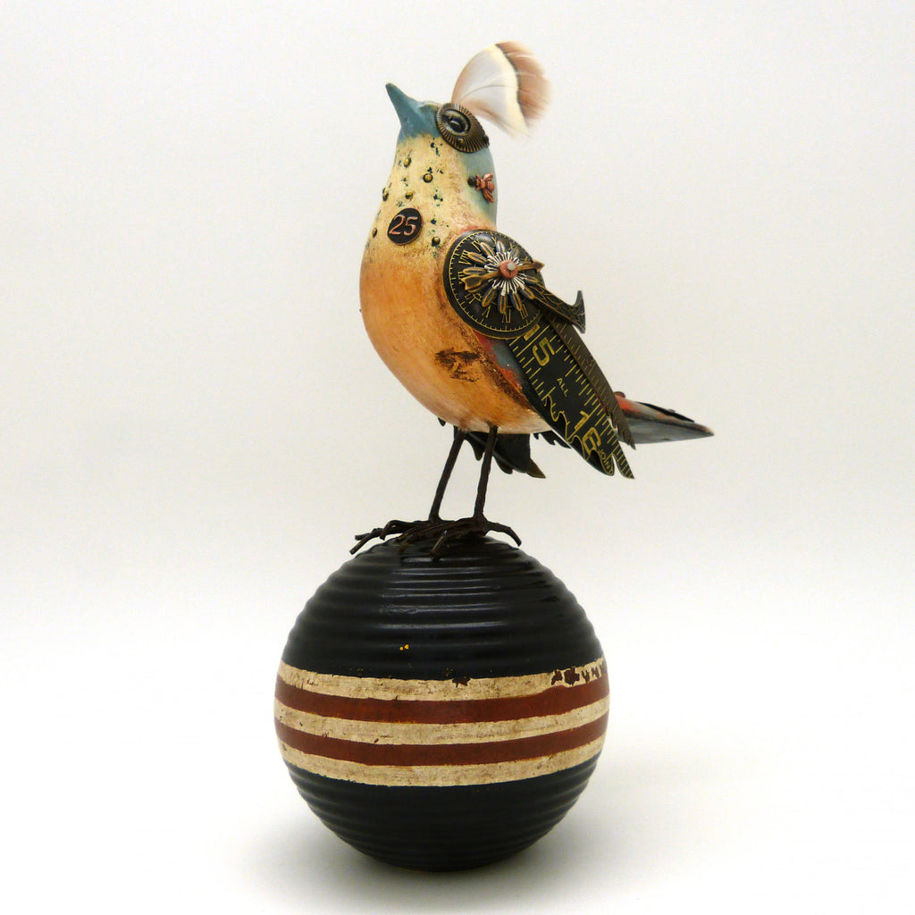 Mullanium Bird Croquet Ball Artists Jim Tori Mullan Steampunk Handmade B818 - ILoveThatGift